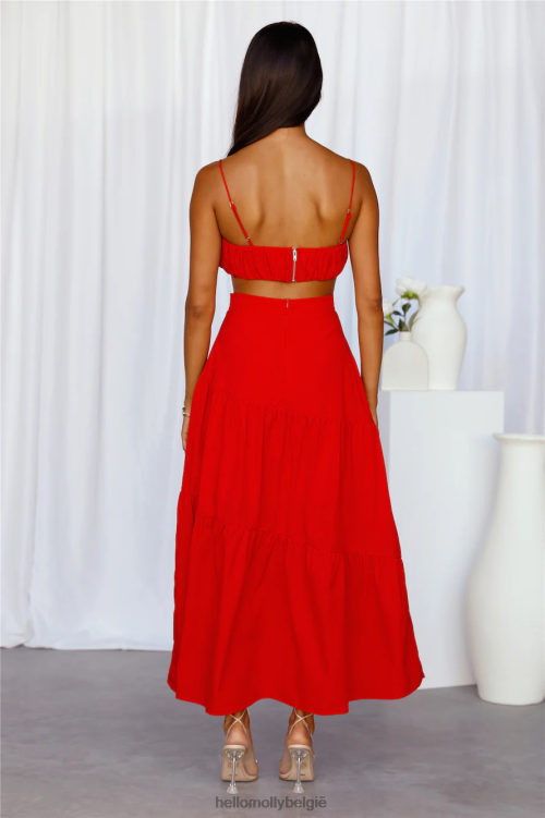 kleding Hello Molly ons wereldgewas rood XR2L8436