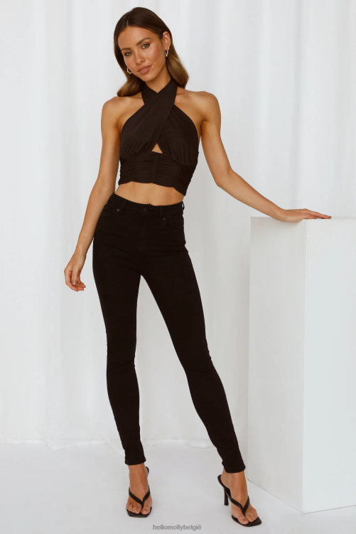 kleding Hello Molly oog van de zon krop zwart XR2L8383