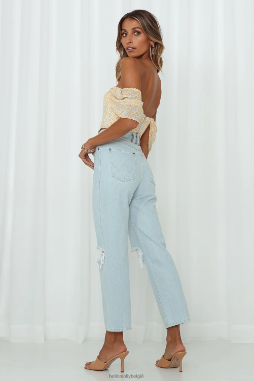 kleding Hello Molly picknick dansgewas geel XR2L8292