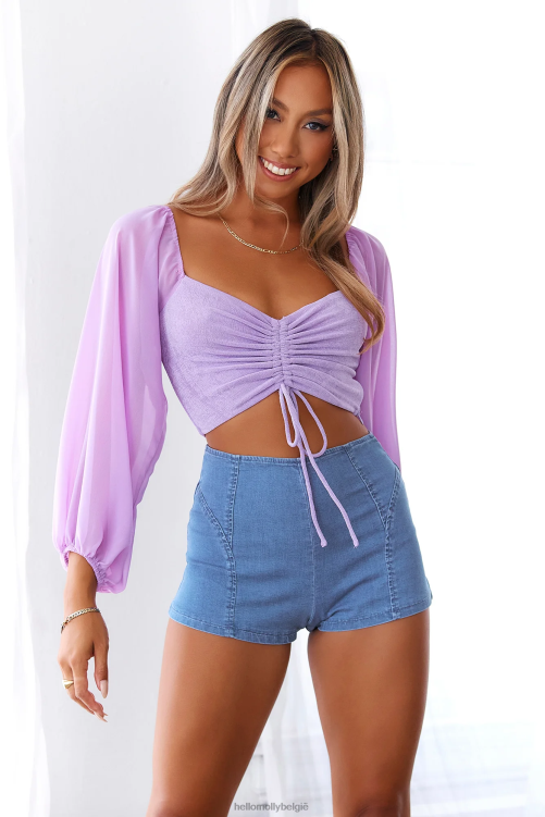 kleding Hello Molly proost op de paarse weekendoogst XR2L8357