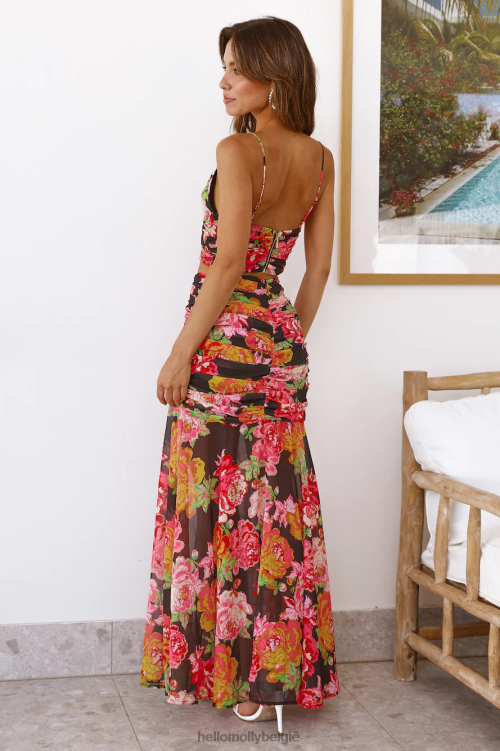 kleding Hello Molly runaway acadia top marineblauw bloemen XR2L8440