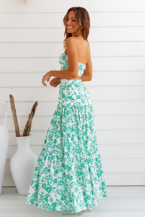 kleding Hello Molly runaway ayla croptop groen XR2L8005