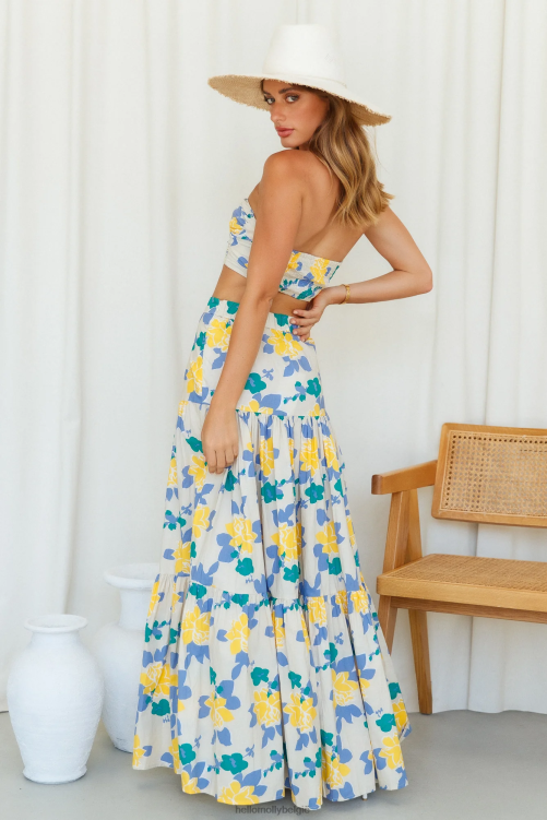 kleding Hello Molly runaway kaitlo top zand bloemen XR2L8469