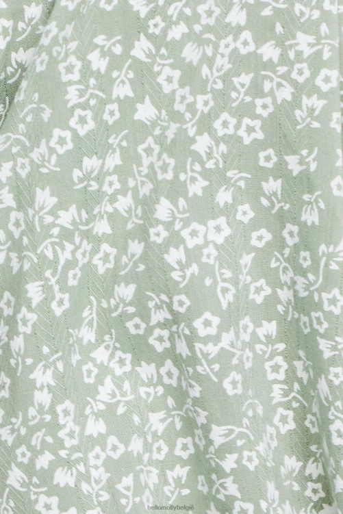 kleding Hello Molly speciale kiss crop top salie XR2L8484