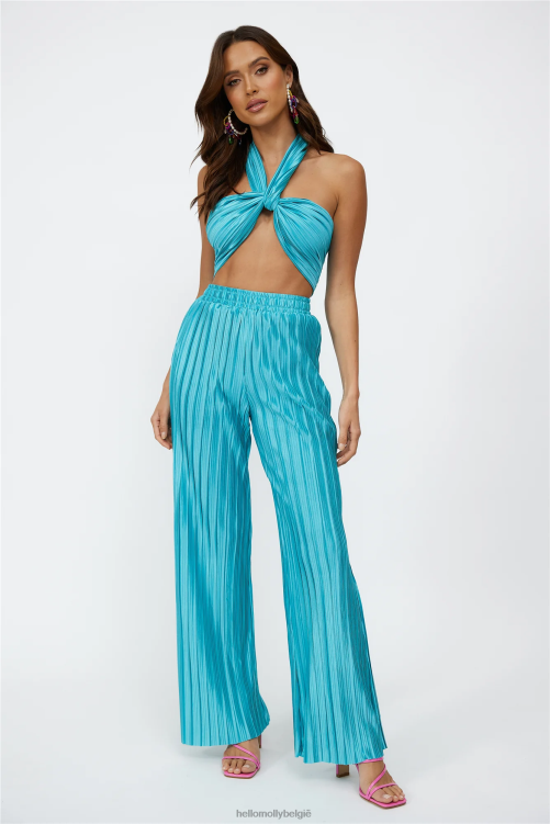 kleding Hello Molly stel hart gewas groenblauw in XR2L8152