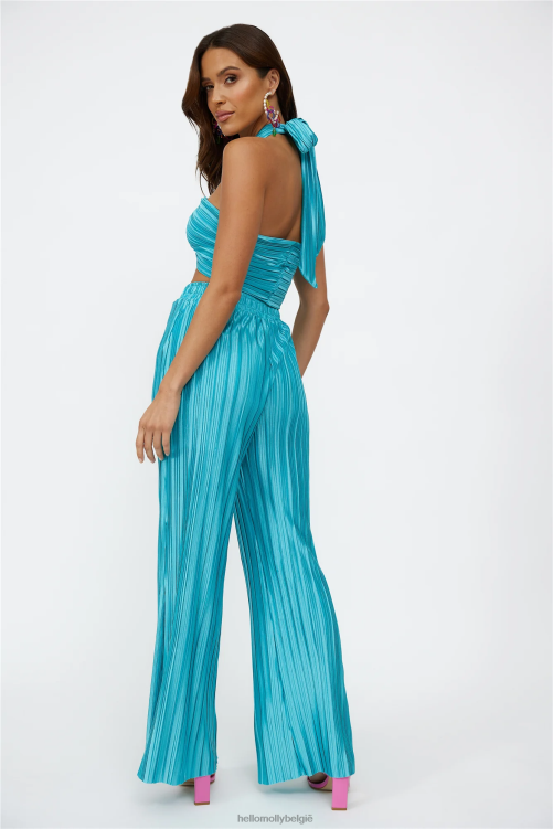 kleding Hello Molly stel hart gewas groenblauw in XR2L8152