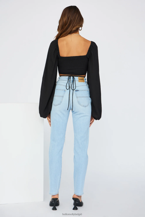 kleding Hello Molly styling dagelijkse crop zwart XR2L8433