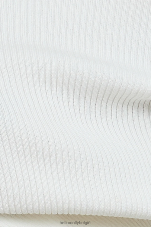 kleding Hello Molly think tweemaal gebreide top wit XR2L8050