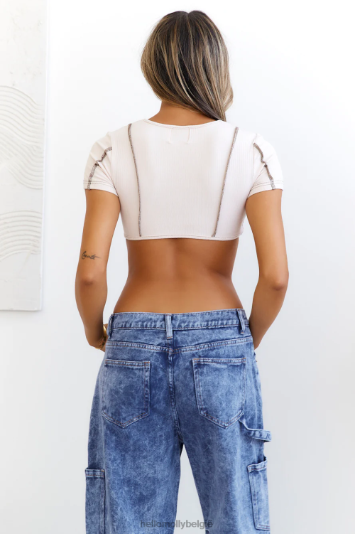 kleding Hello Molly vallende bewegingen gewas beige XR2L8244