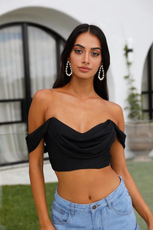 kleding Hello Molly veeg het zorgengewas zwart XR2L8361