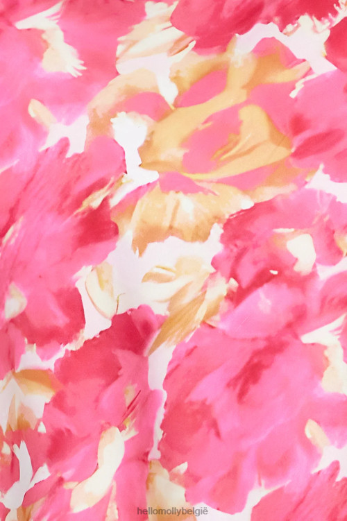 kleding Hello Molly verborgen achter je ogen crop top roze XR2L8151