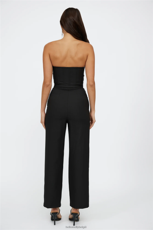 kleding Hello Molly verlangend naar ons crop zwart XR2L8105