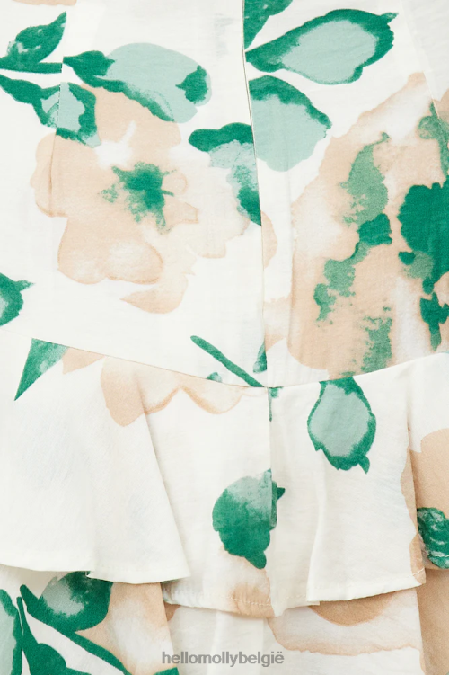 kleding Hello Molly voorjaarsbloeiende croptop groen XR2L8153