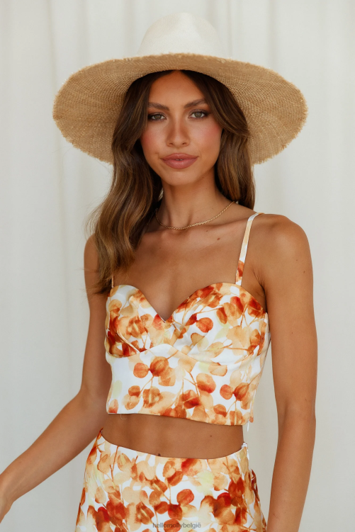 kleding Hello Molly ziet er zo mooi uit oranje XR2L8422