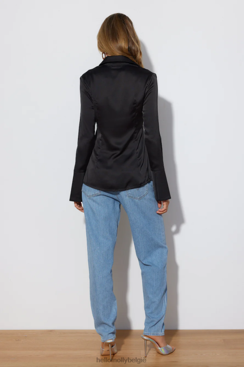 kleding Hello Molly engel energie shirt zwart XR2L7007